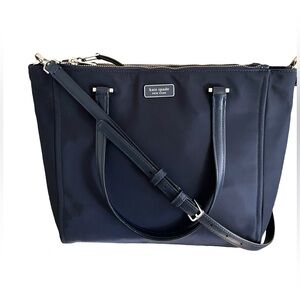 LIKE NEW! PERFECT! KATE SPADE DAWN BREEZY NAVY SATCHEL/TOTE/CROSSBODY BAG